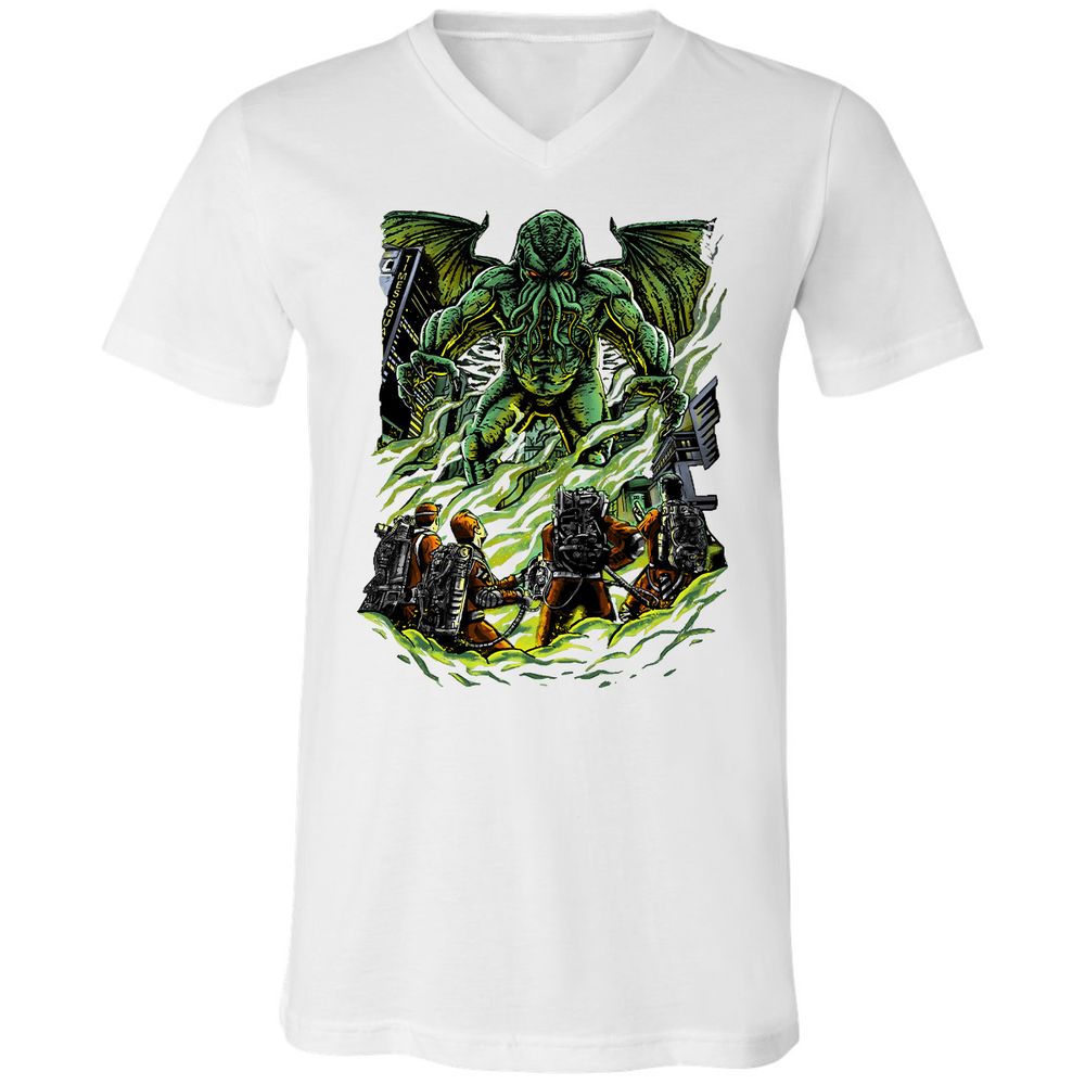Unisex V-Neck T-Shirt - U43HSAM4 - White - 5