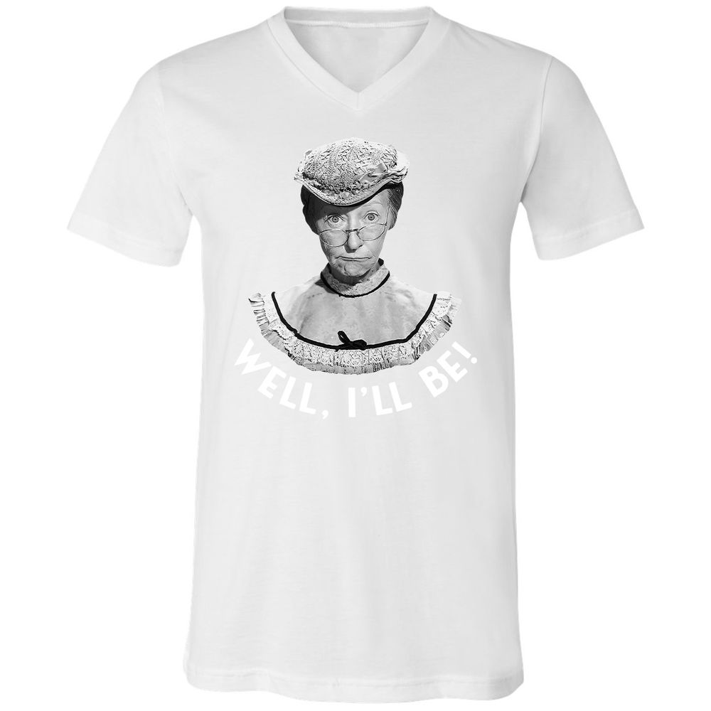 Unisex V-Neck T-Shirt - KS76C2NG - White - 5