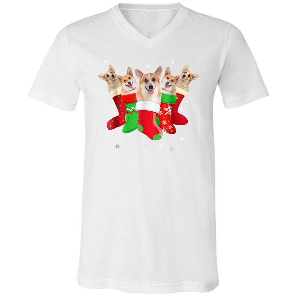 Unisex V-Neck T-Shirt - 5EV9MLPT - White - 5