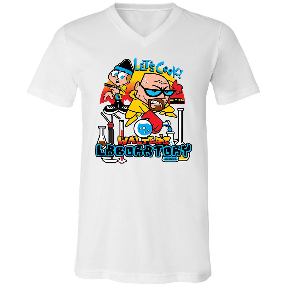 Unisex V-Neck T-Shirt - 29PZUUCS - White - 5