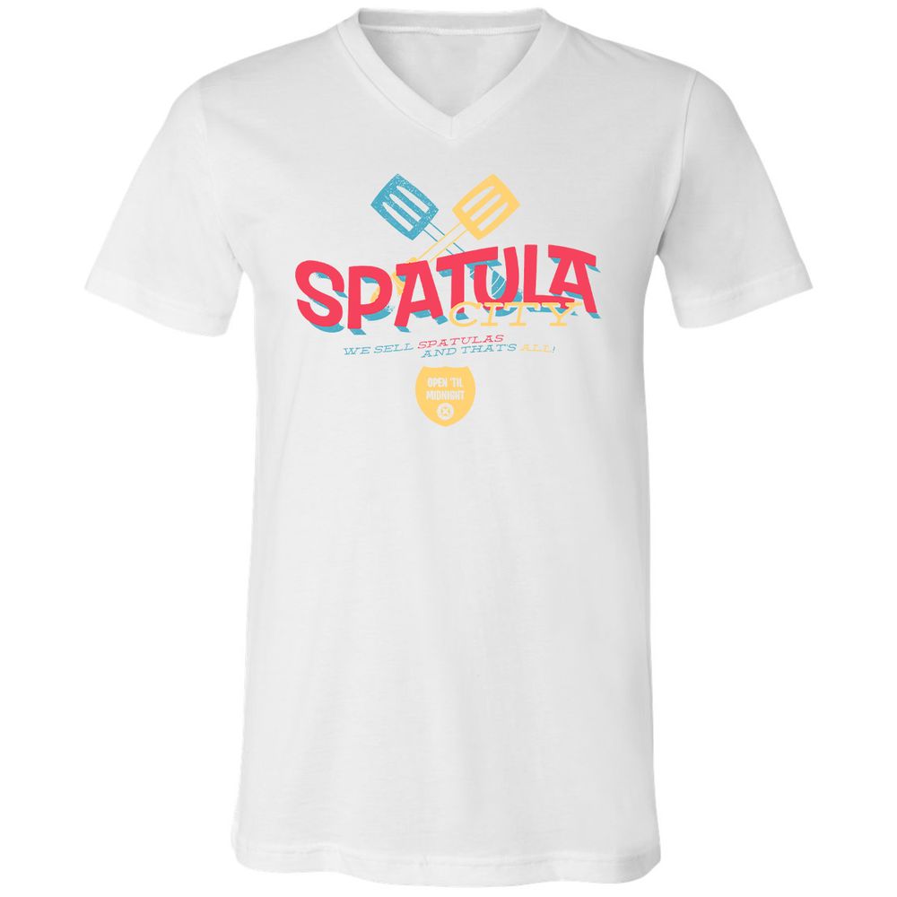 Unisex V-Neck T-Shirt - MPY5R1K1 - White - 5