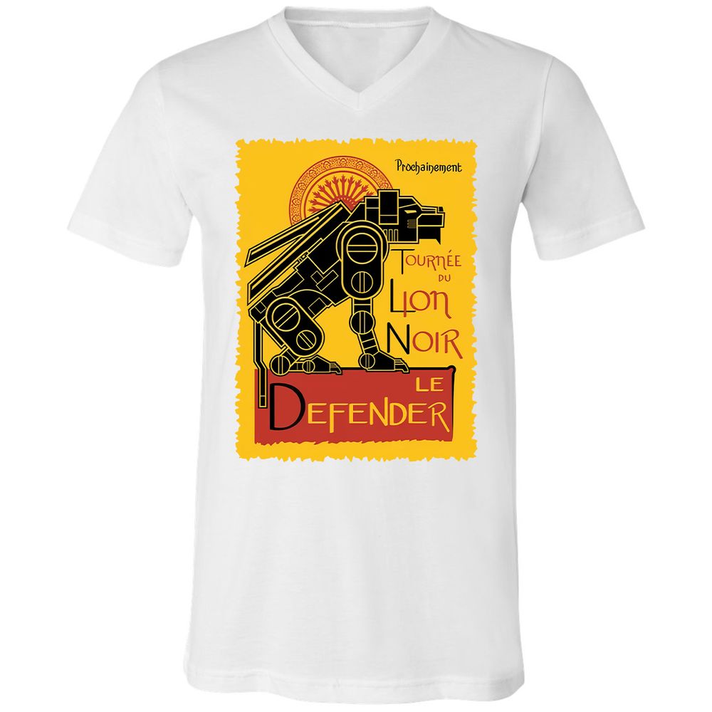 Unisex V-Neck T-Shirt - 4RLULENJ - White - 5