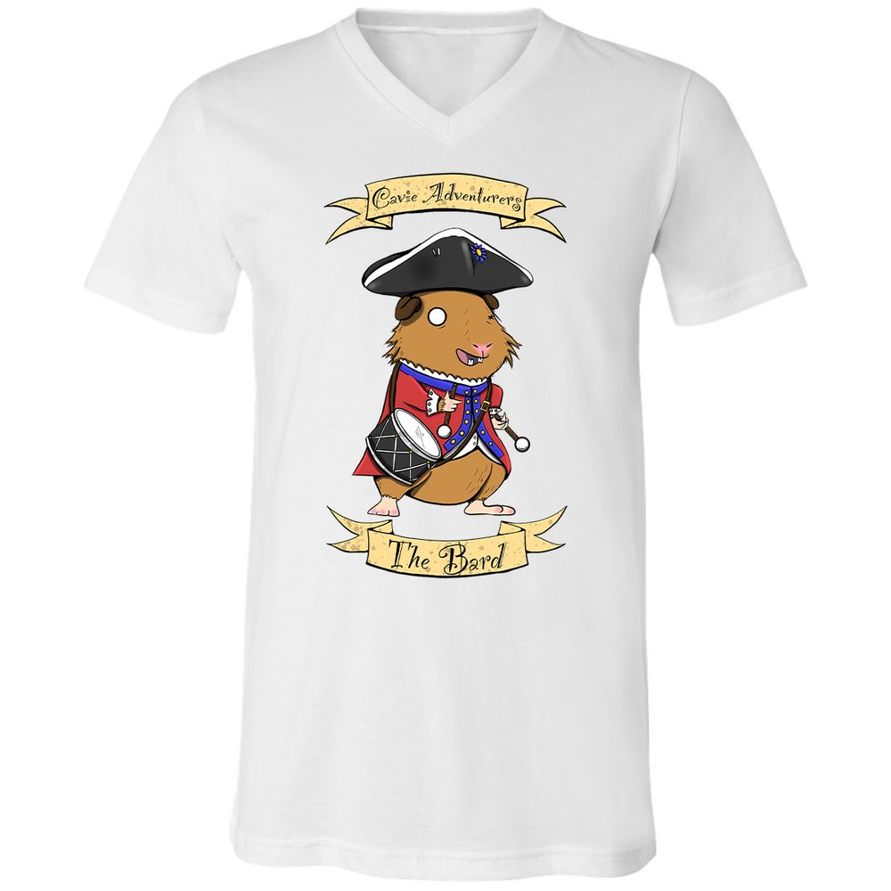 Unisex V-Neck T-Shirt - AZ7JFTVF - White - 5