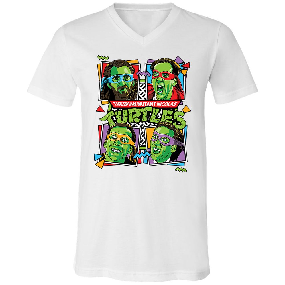 Unisex V-Neck T-Shirt - 5YAXW8UE - White - 5