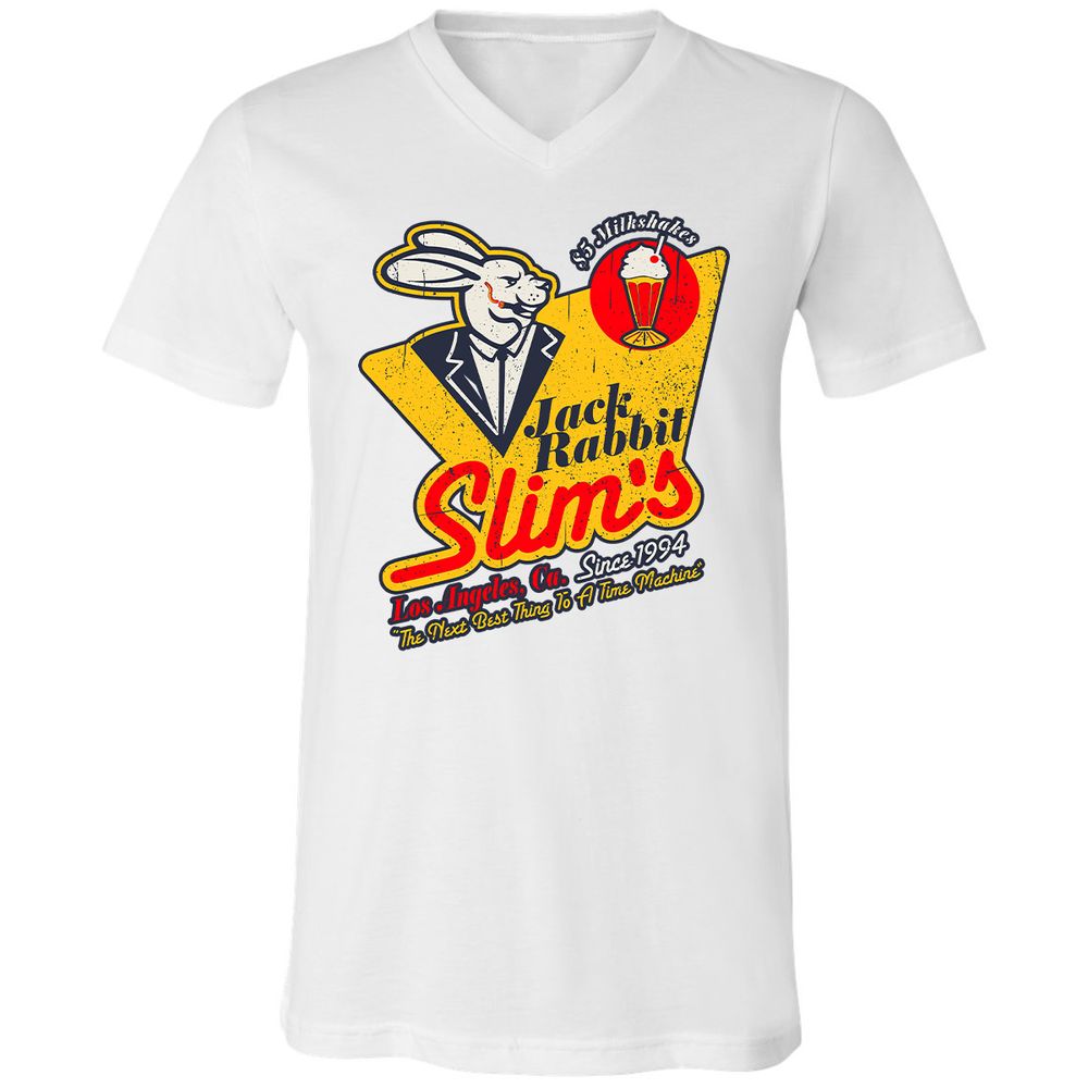 Unisex V-Neck T-Shirt - 211ANB8K - White - 5
