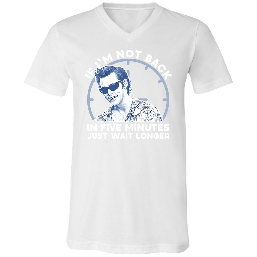 Unisex V-Neck T-Shirt - V52GJ5RZ - White - 5
