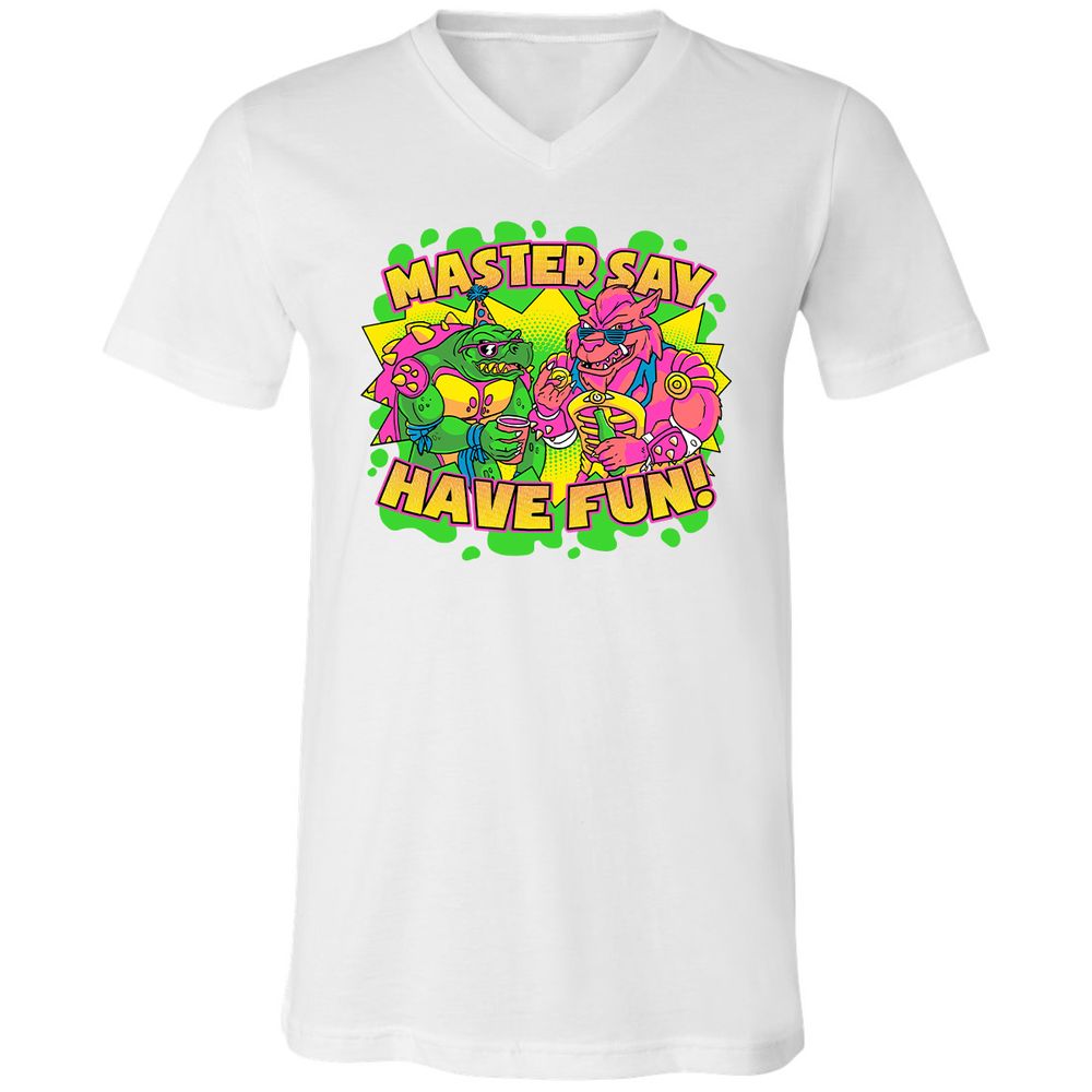 Unisex V-Neck T-Shirt - WFLQ25H5 - White - 5