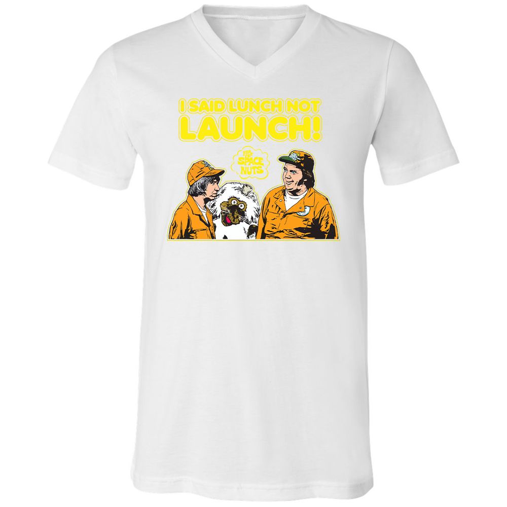 Unisex V-Neck T-Shirt - EDEU86YX - White - 5
