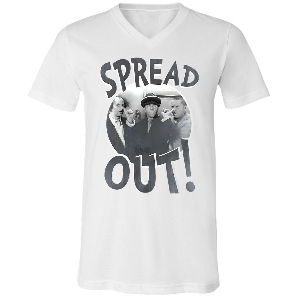Unisex V-Neck T-Shirt - AN5QSR1Z - White - 5