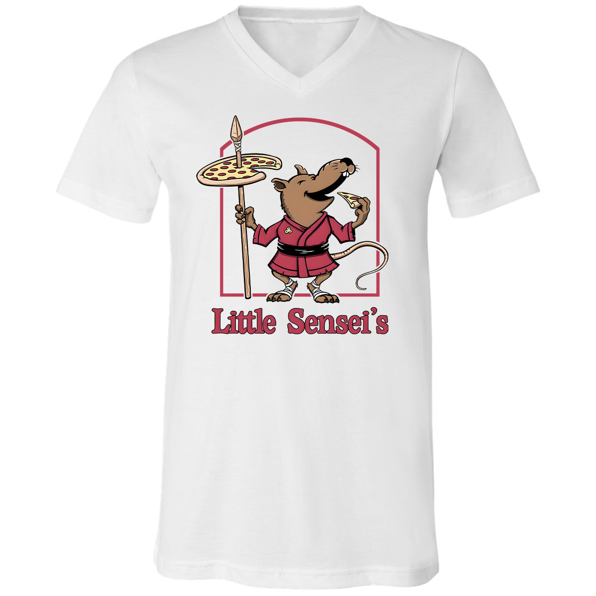 Unisex V-Neck T-Shirt - ZW3YDCCH - White - 5