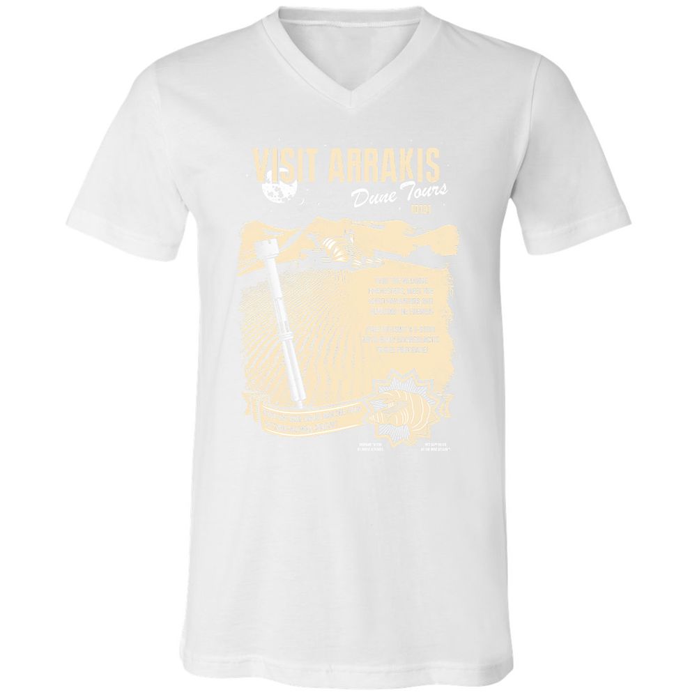 Unisex V-Neck T-Shirt - XM5NAZT2 - White - 5
