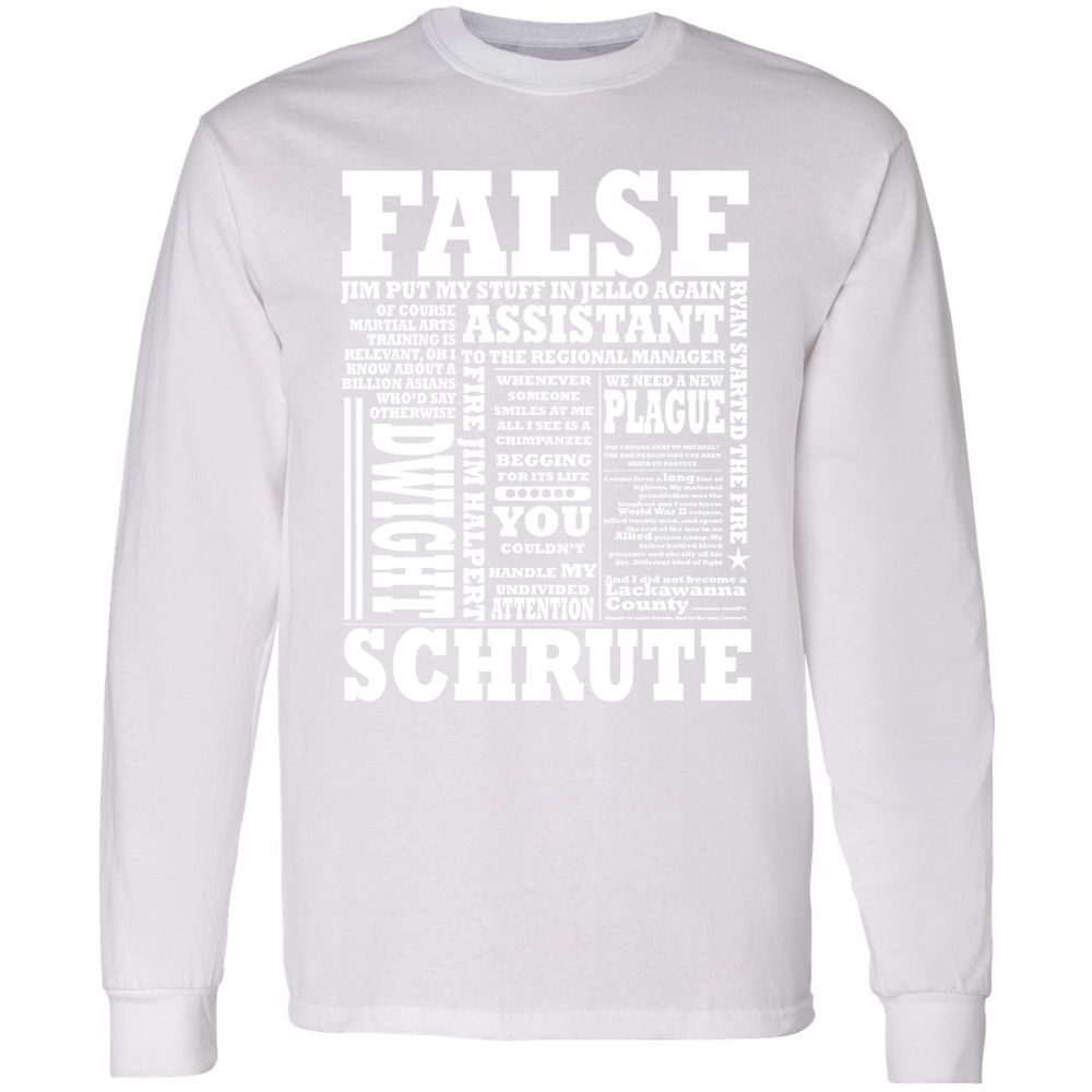 Long Sleeve T-Shirt - R5XZXAWQ - White - 5