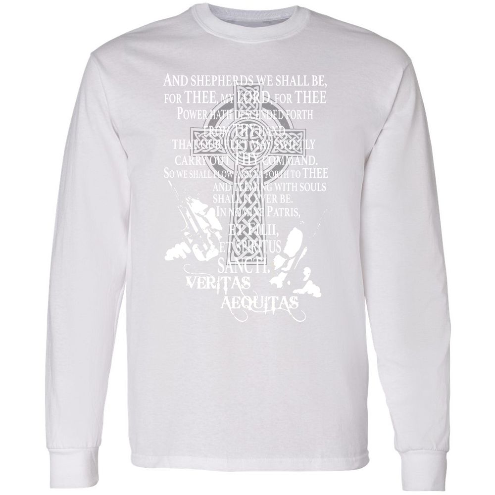 Long Sleeve T-Shirt - D3B3QLJU - White - 5