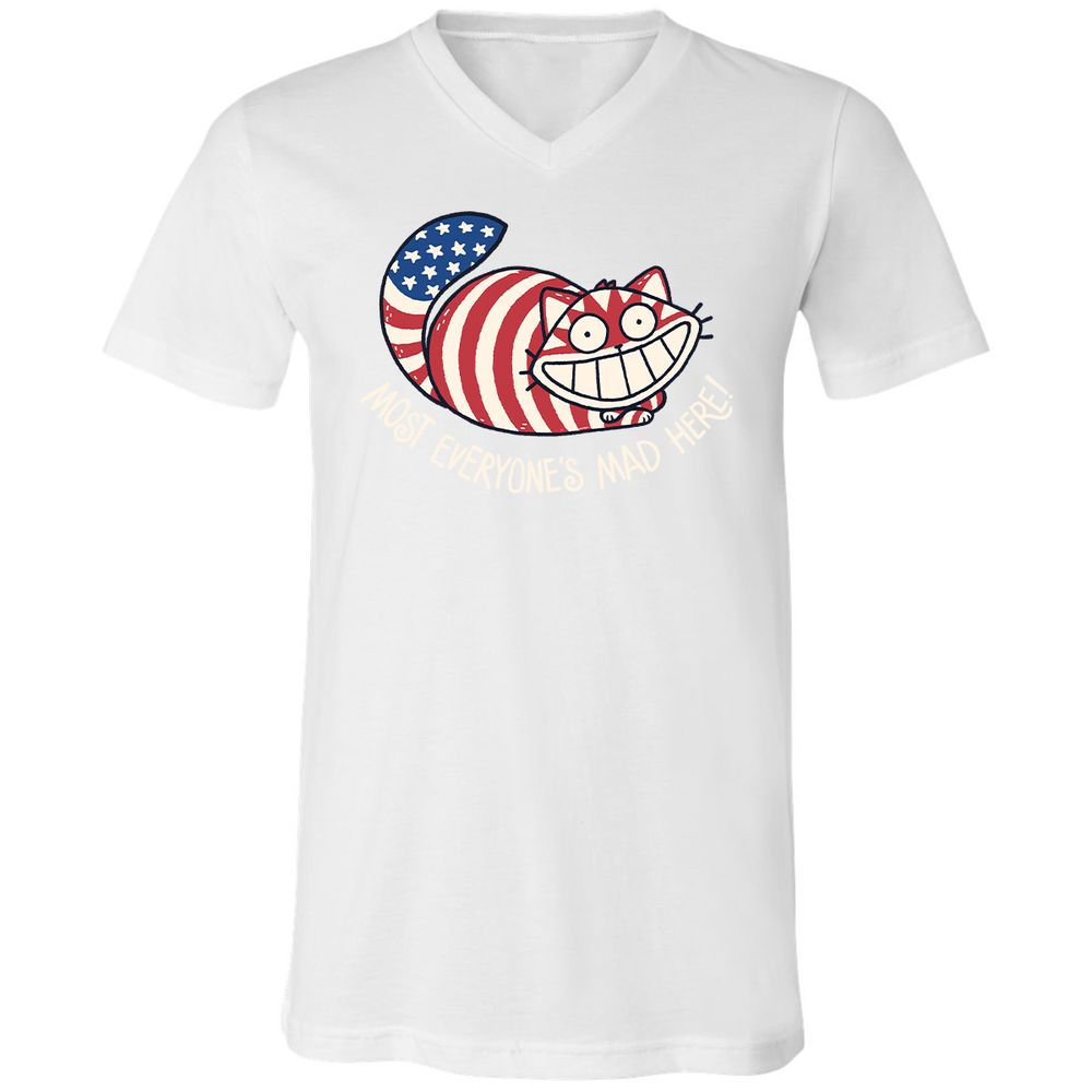 Unisex V-Neck T-Shirt - CPRE4MLA - White - 5