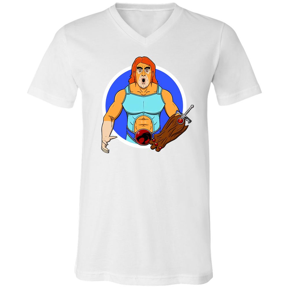 Unisex V-Neck T-Shirt - 44ZHN5FE - White - 5