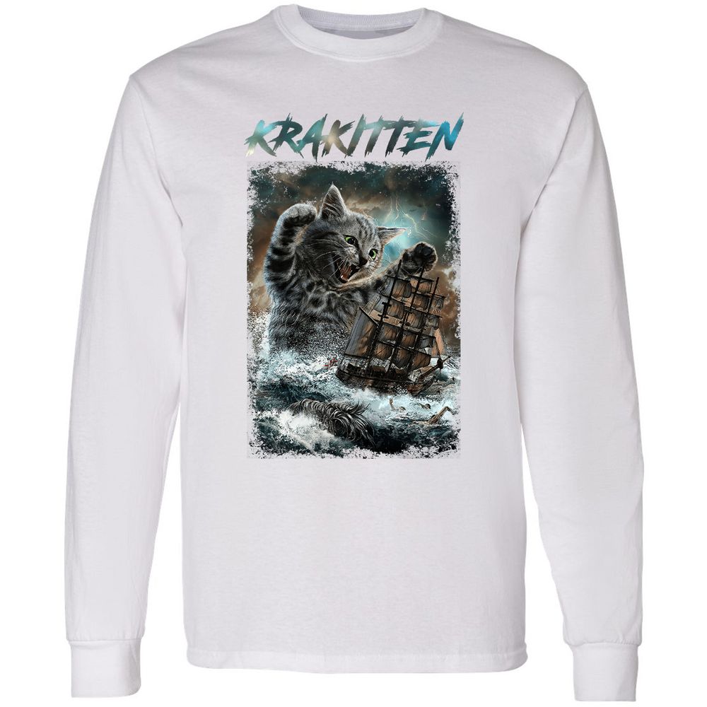 Long Sleeve T-Shirt - U99XET3C - White - 5