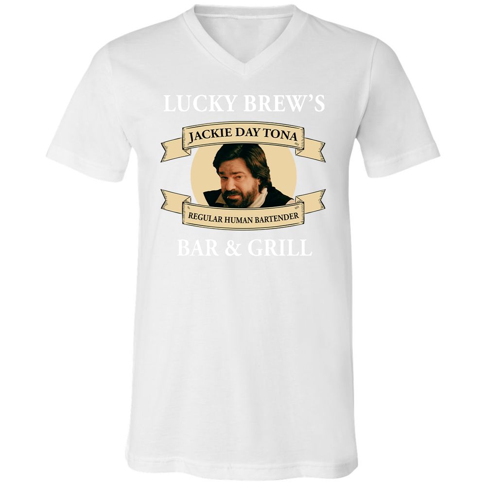 Unisex V-Neck T-Shirt - CCU4RG15 - White - 5