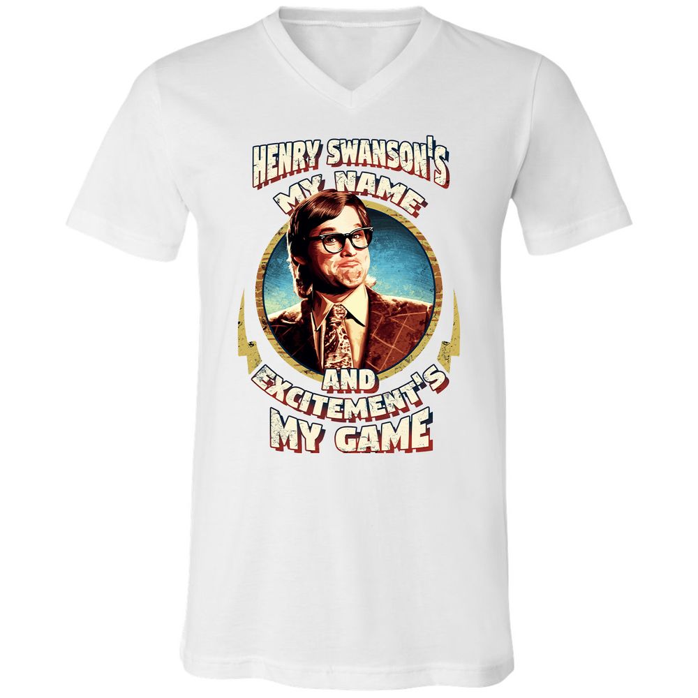 Unisex V-Neck T-Shirt - XBK914MQ - White - 5