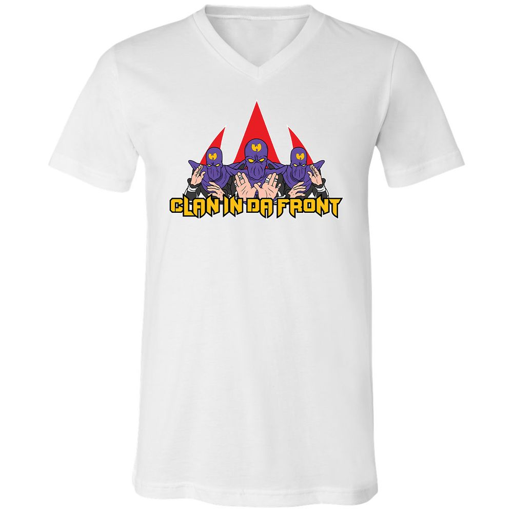 Unisex V-Neck T-Shirt - CRAVB8AX - White - 5