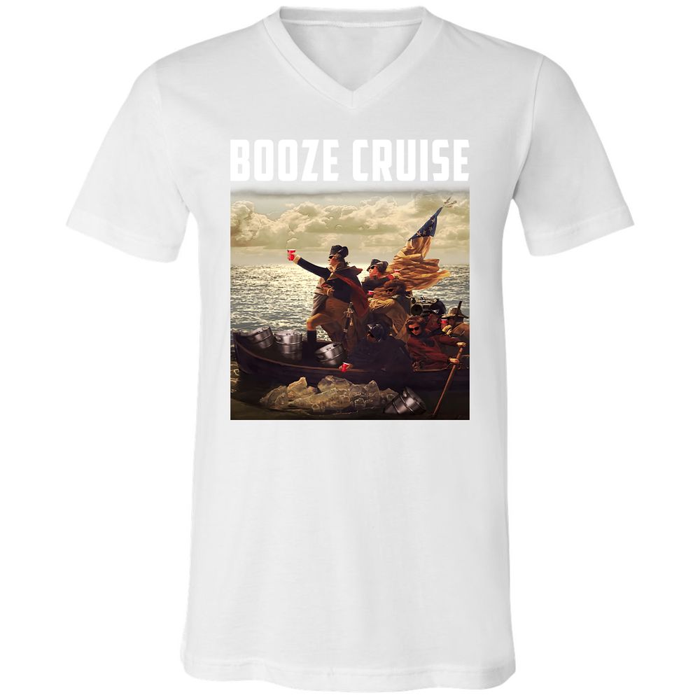 Unisex V-Neck T-Shirt - UNUFGRZX - White - 5