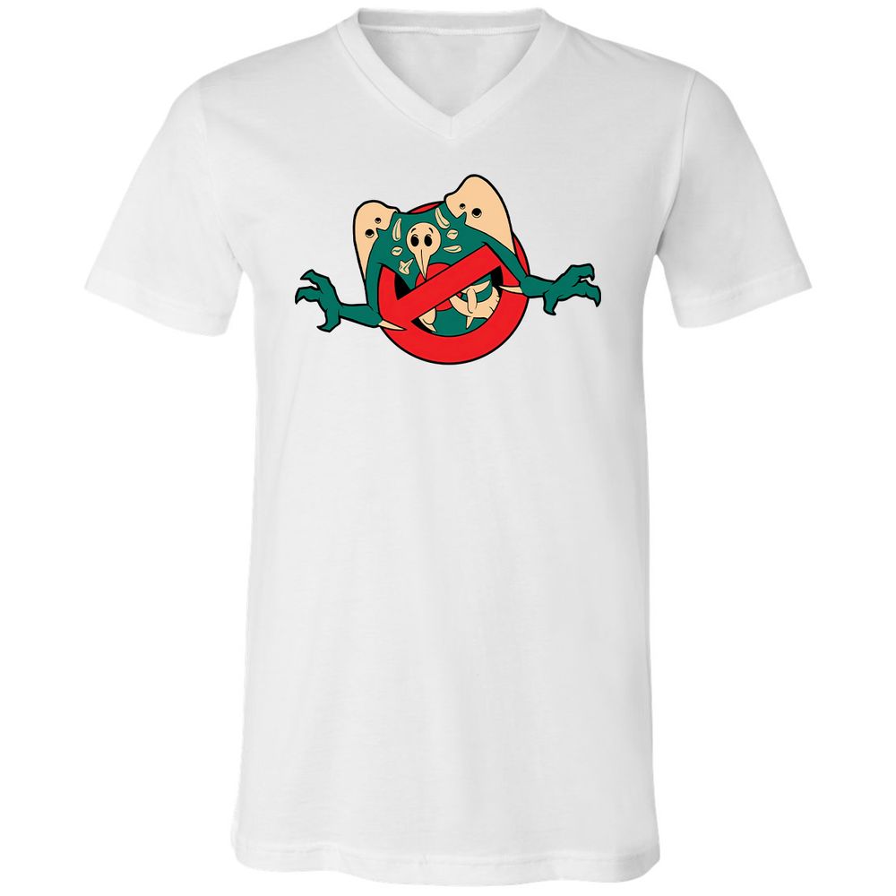 Unisex V-Neck T-Shirt - KWGTEPTV - White - 5