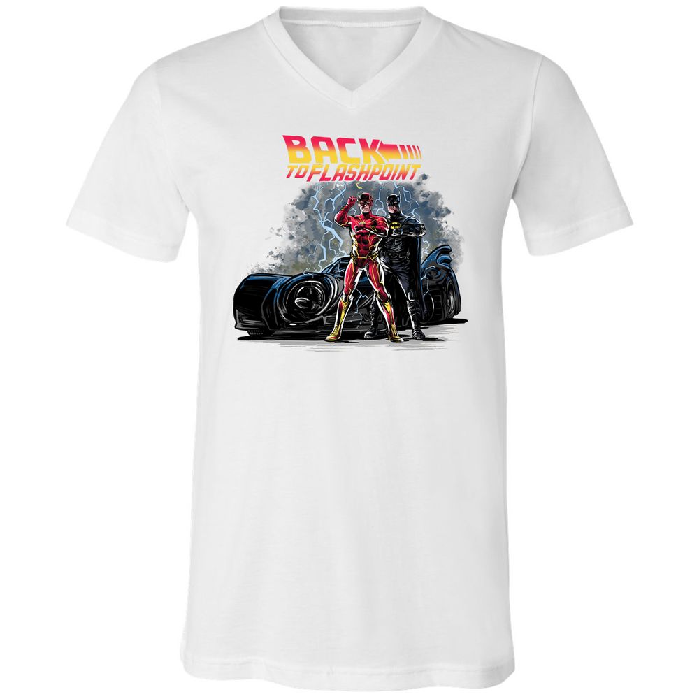 Unisex V-Neck T-Shirt - DBDGQ39V - White - 5