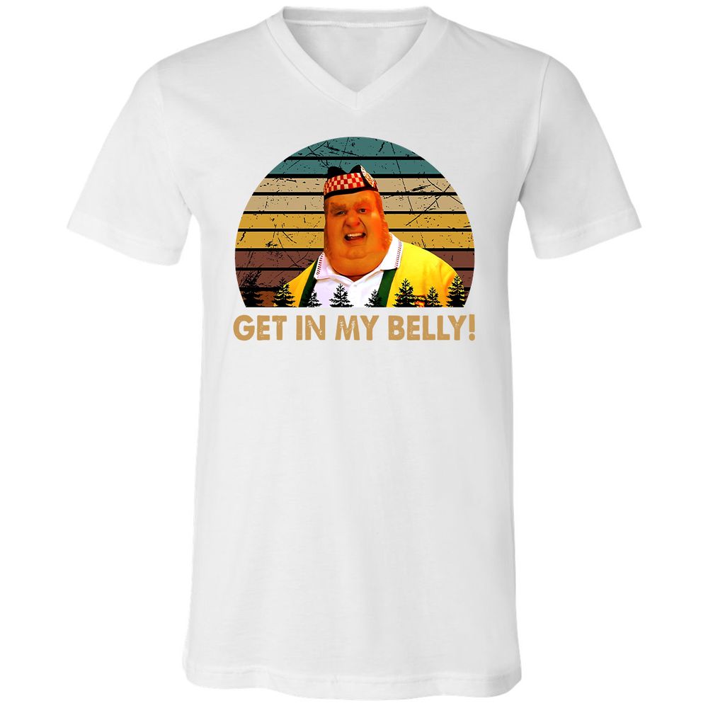 Unisex V-Neck T-Shirt - G2CSV9EY - White - 5