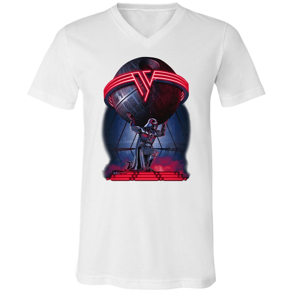 Unisex V-Neck T-Shirt - L9DXP5VE - White - 5