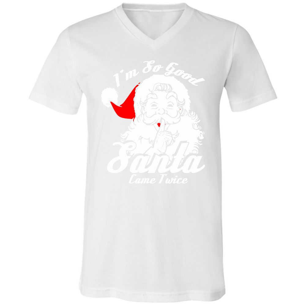 Unisex V-Neck T-Shirt - FV1PBM8E - White - 5