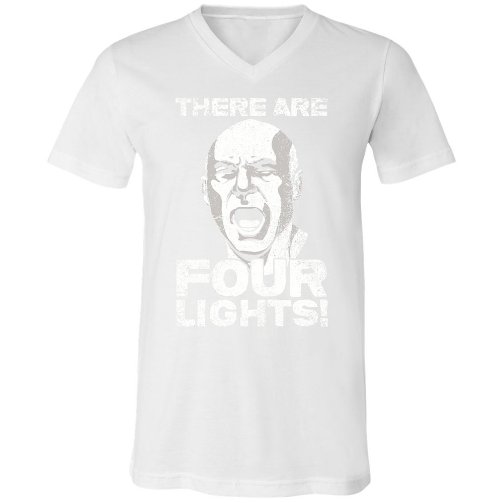 Unisex V-Neck T-Shirt - UJB6M7B7 - White - 5