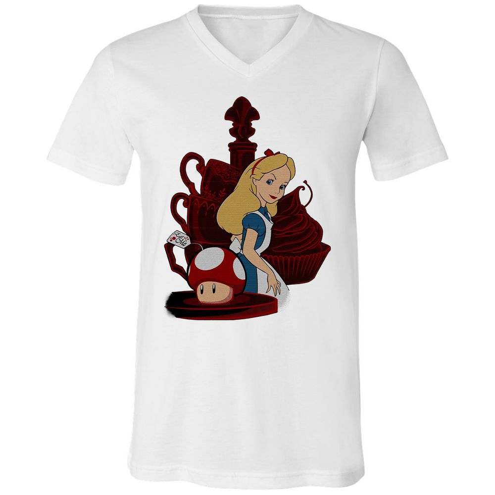Unisex V-Neck T-Shirt - A31N8JS8 - White - 5