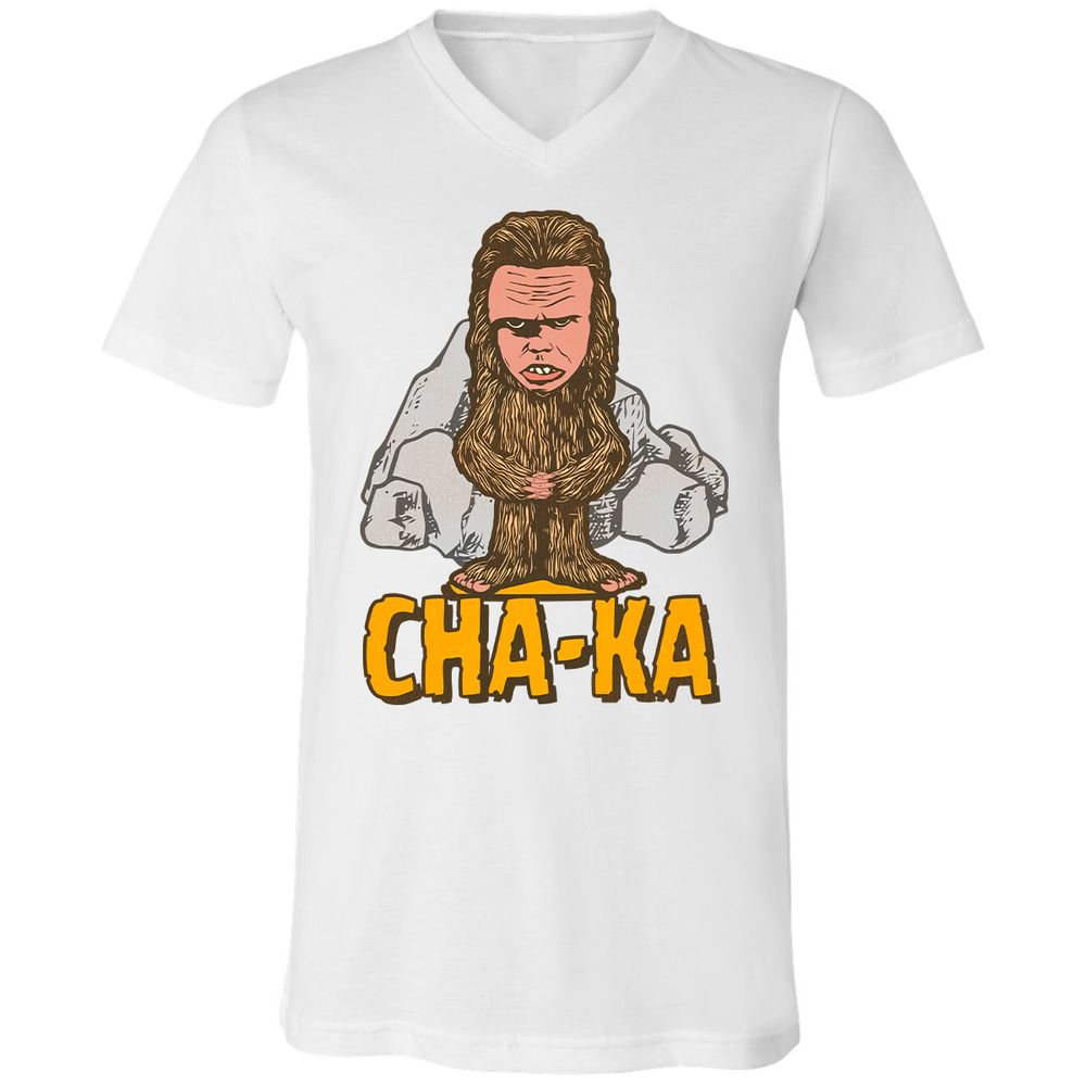 Unisex V-Neck T-Shirt - KBHDLYP8 - White - 5