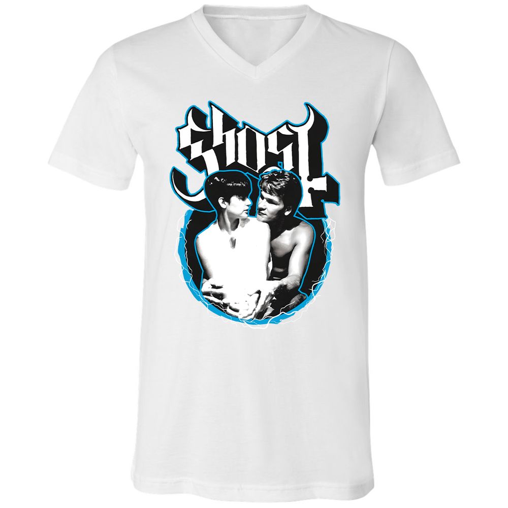 Unisex V-Neck T-Shirt - 5HHKQUC7 - White - 5