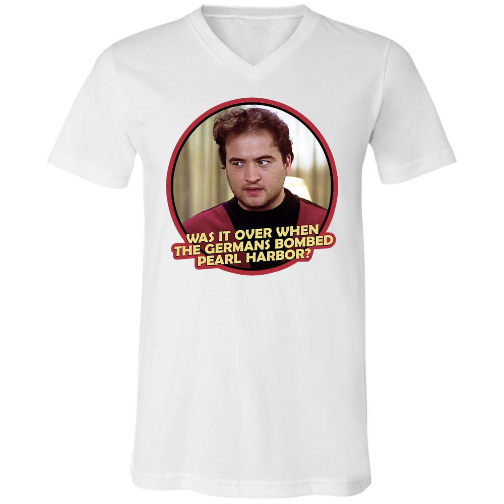 Unisex V-Neck T-Shirt - ZCMRY1ND - White - 5