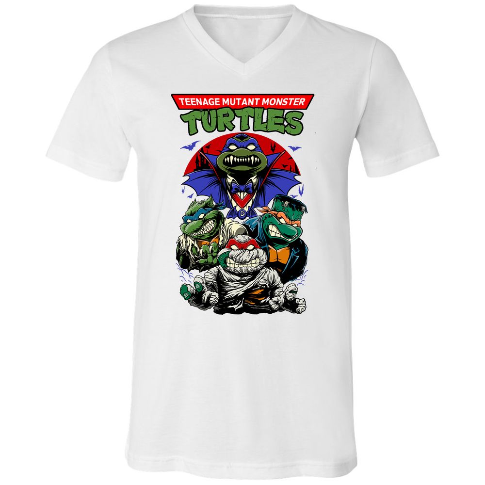 Unisex V-Neck T-Shirt - R6G7N8AT - White - 5