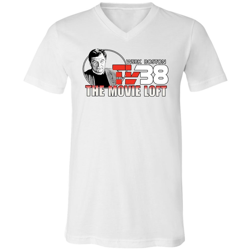Unisex V-Neck T-Shirt - JQXRQ16J - White - 5
