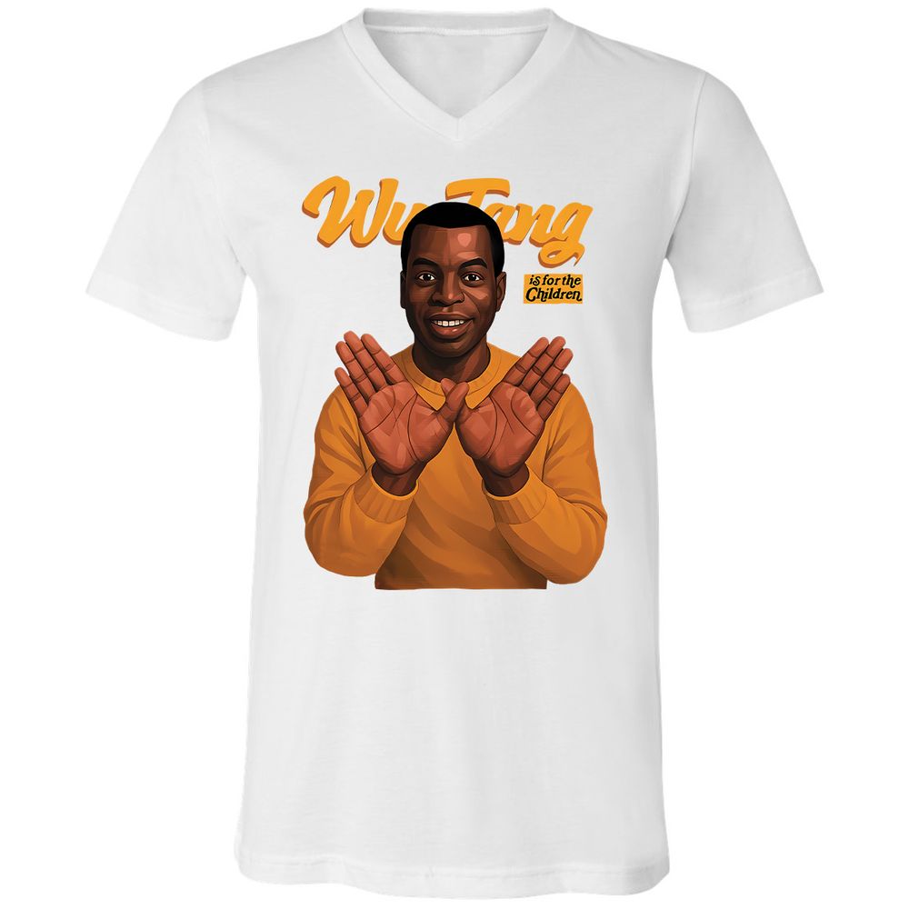 Unisex V-Neck T-Shirt - 67QQ5VEH - White - 5