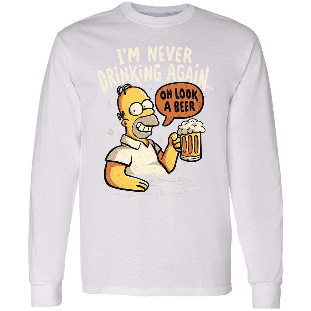 Long Sleeve T-Shirt - W6GZWQNB - White - 5