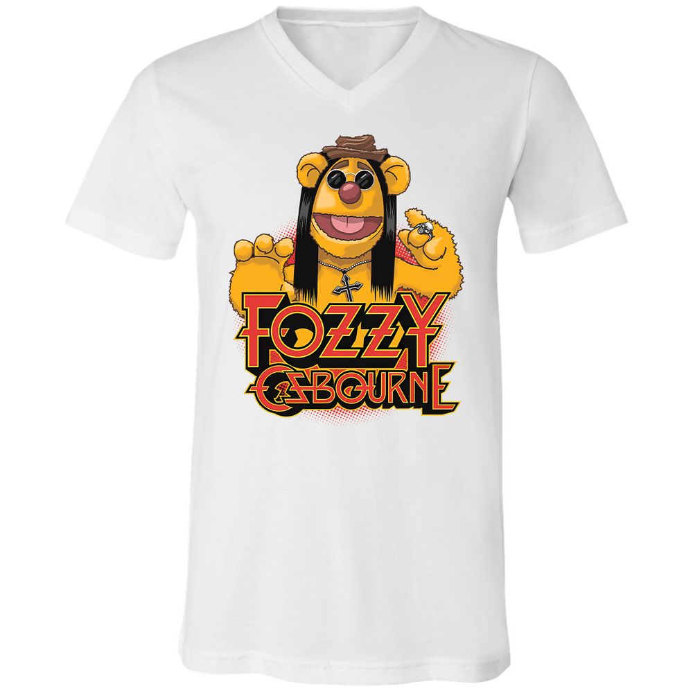 Unisex V-Neck T-Shirt - NV2FPBQC - White - 5