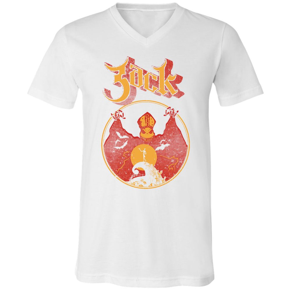 Unisex V-Neck T-Shirt - HVKTDFCN - White - 5