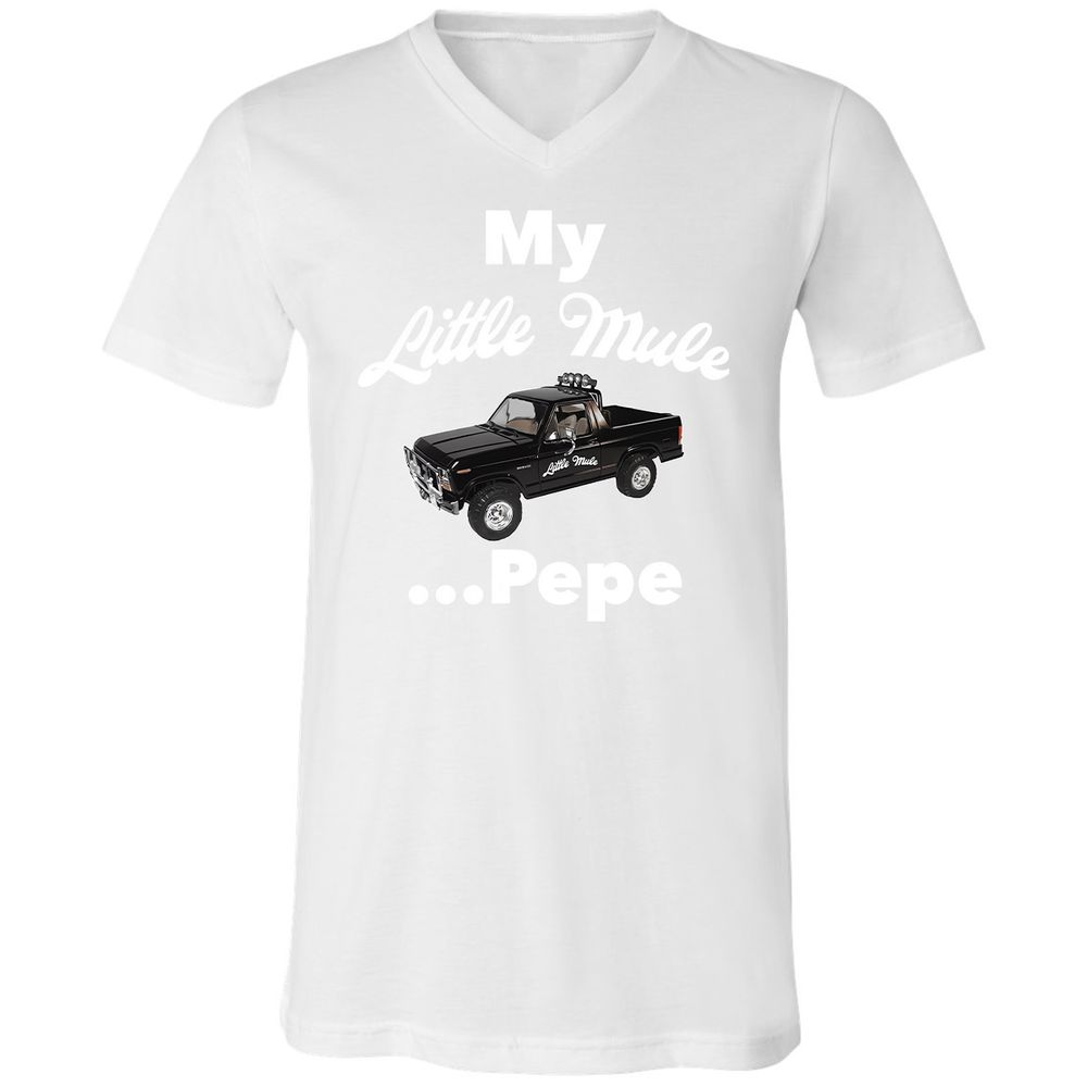 Unisex V-Neck T-Shirt - Q659RRPE - White - 5