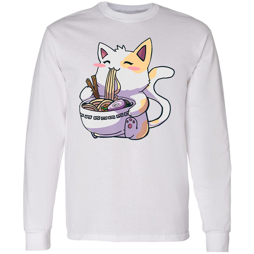 Long Sleeve T-Shirt - WQDTM5V4 - White - 5