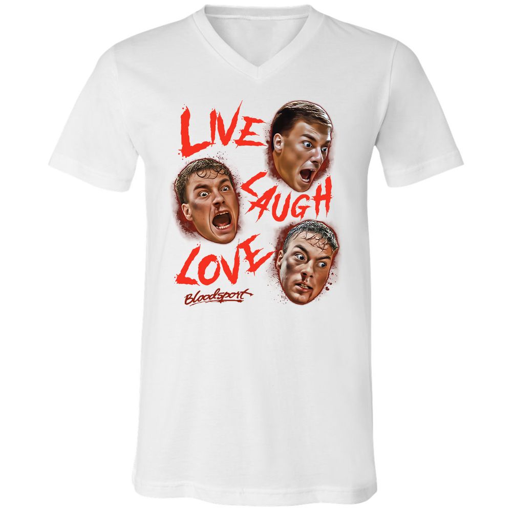Unisex V-Neck T-Shirt - R1M4EHBV - White - 5