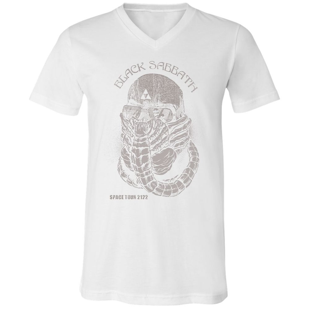 Unisex V-Neck T-Shirt - LQ8MRMA3 - White - 5