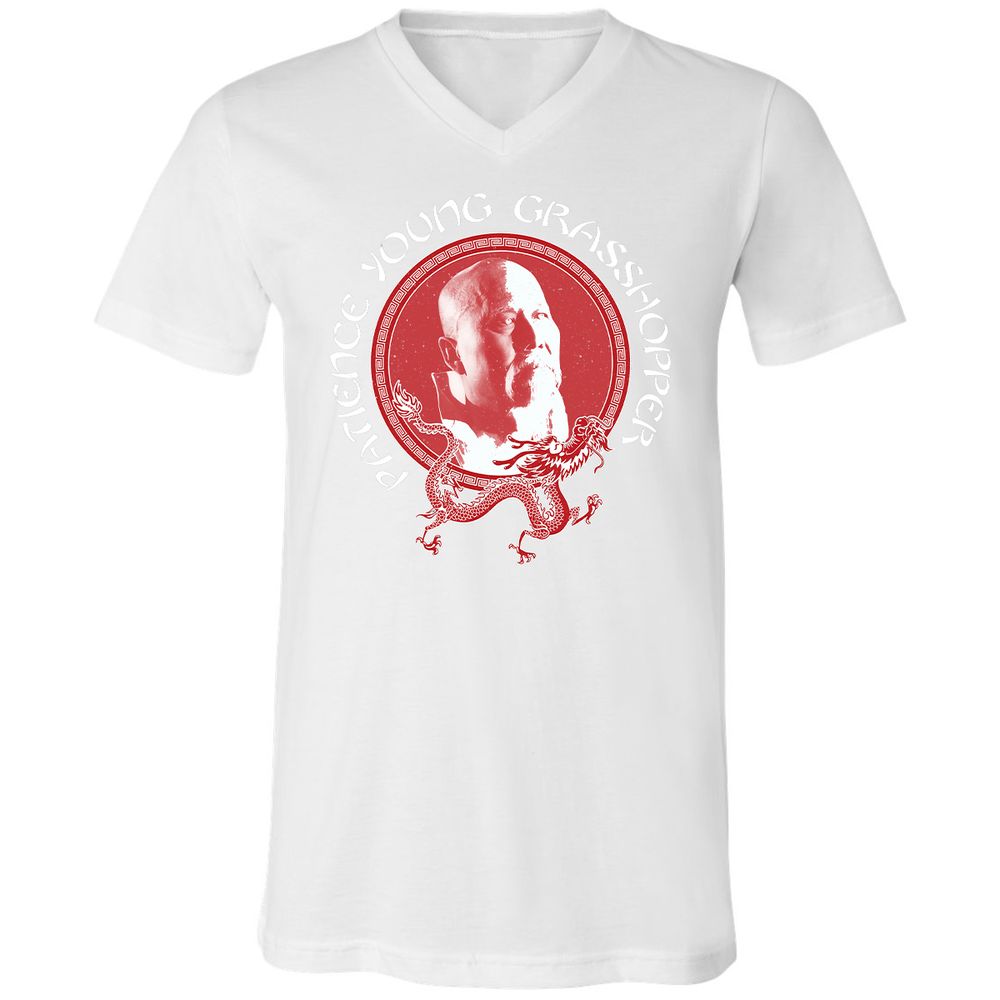 Unisex V-Neck T-Shirt - B97P5EHN - White - 5
