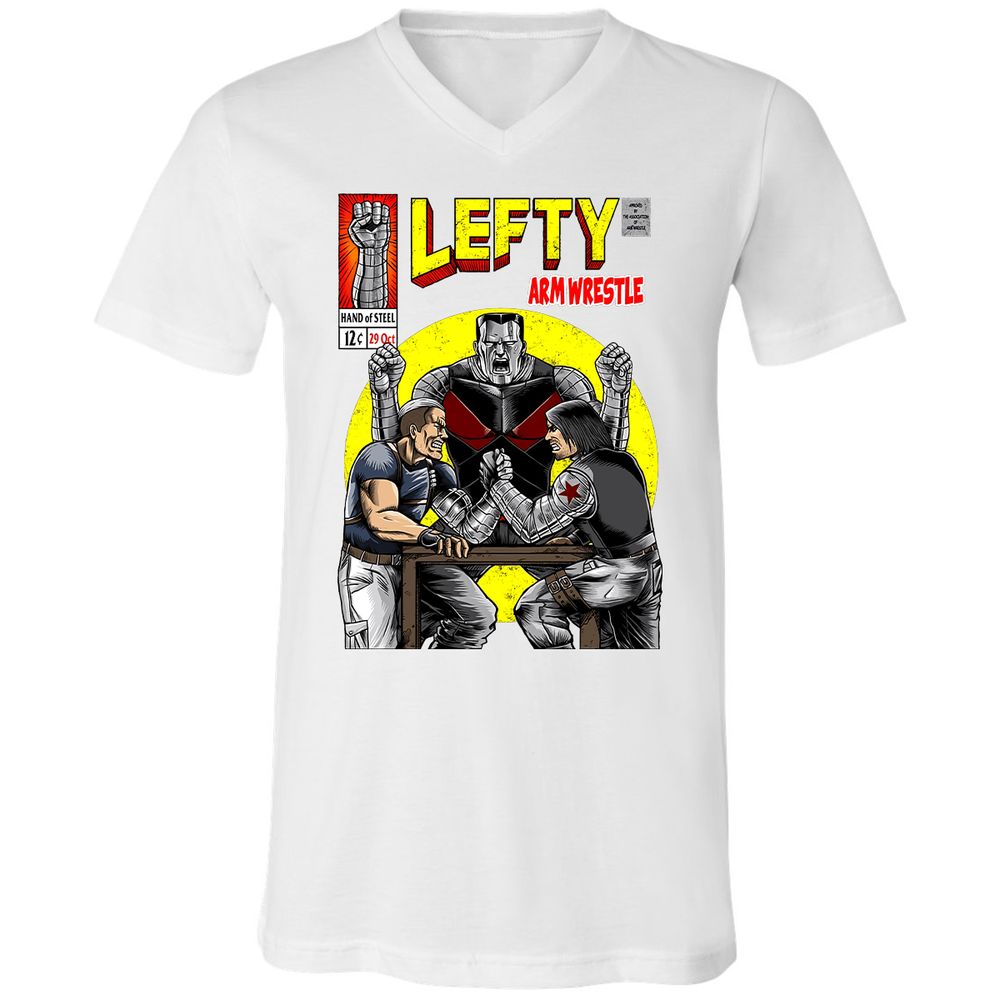 Unisex V-Neck T-Shirt - VCAPWR15 - White - 5