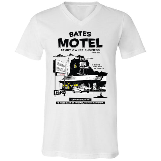 Unisex V-Neck T-Shirt - 4SB3V3FD - White - 5