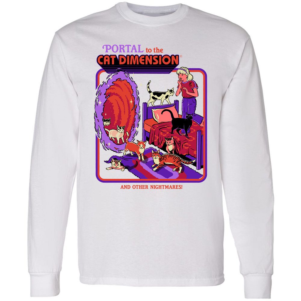 Long Sleeve T-Shirt - XQD4R9AH - White - 5