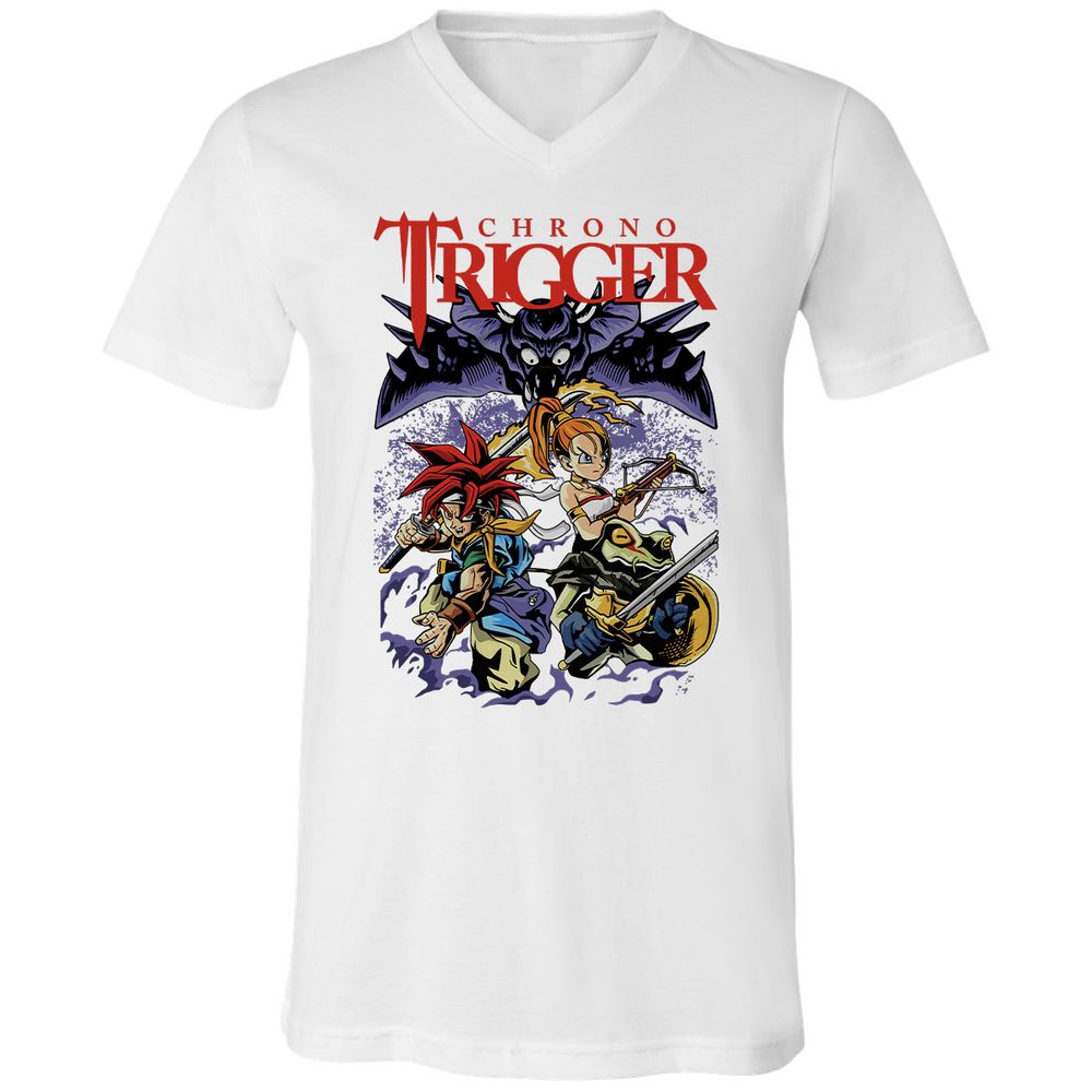 Unisex V-Neck T-Shirt - 33VALD8P - White - 5
