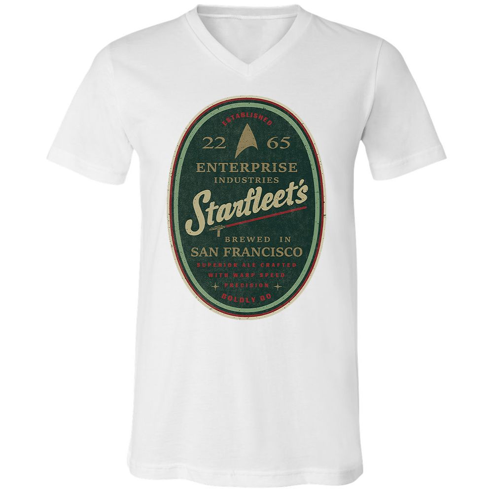 Unisex V-Neck T-Shirt - 6JFL3MHV - White - 5